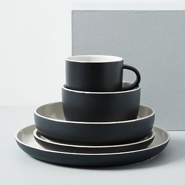 Aaron Probyn Kaloh Dinner Plate, Charleston Gray, Set of 4 - Image 2