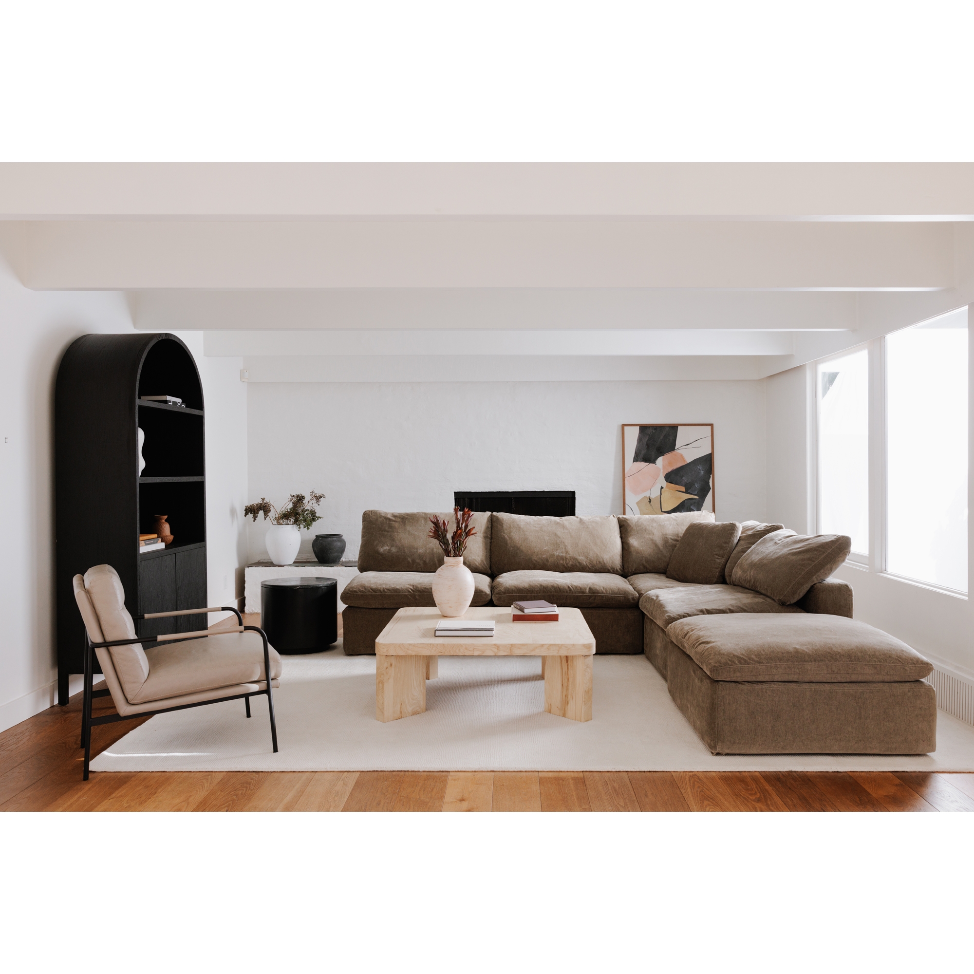 Wilde Display Cabinet Black Oak - Image 9