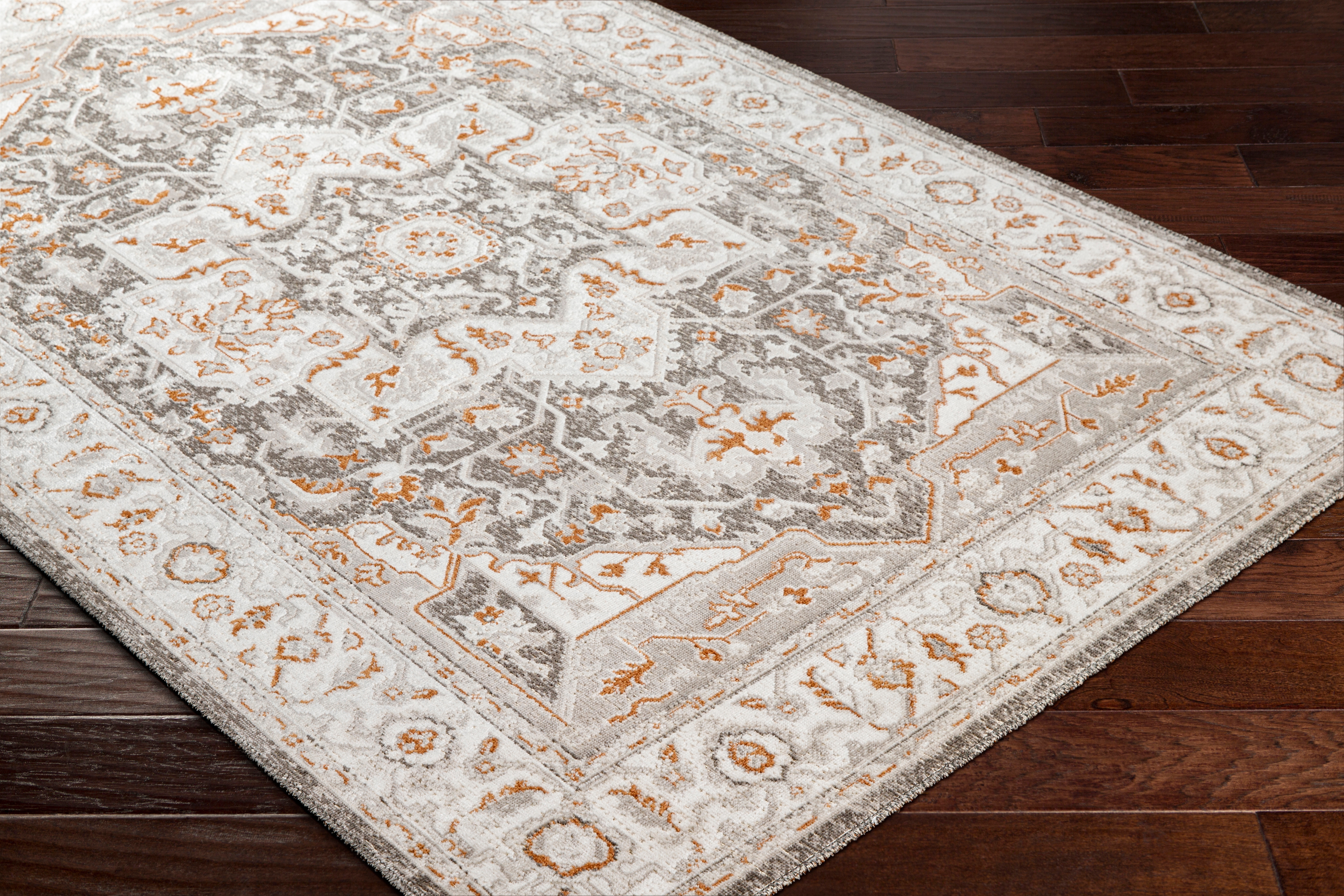 Basel Beige Indoor 2'6" x 7'3" Machine Woven Rug - Image 2