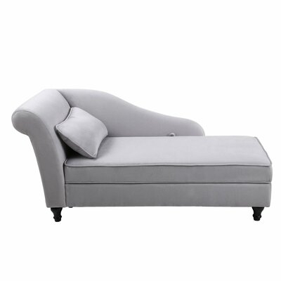 Schramm 23.6" Round Arms Sofa Chaise - Image 0