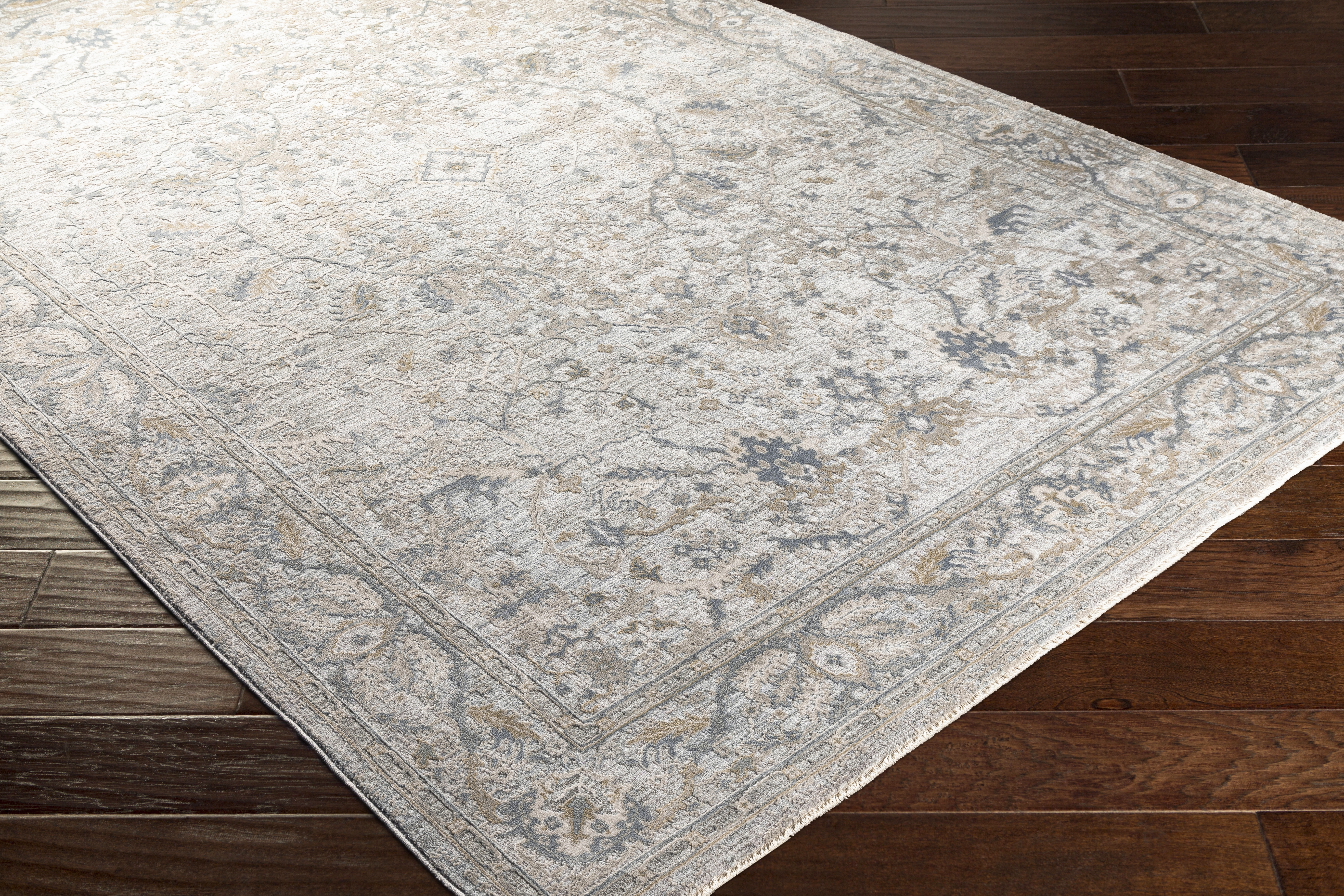 Brunswick Gray Indoor 10' x 13'11" Machine Woven Rug - Image 3