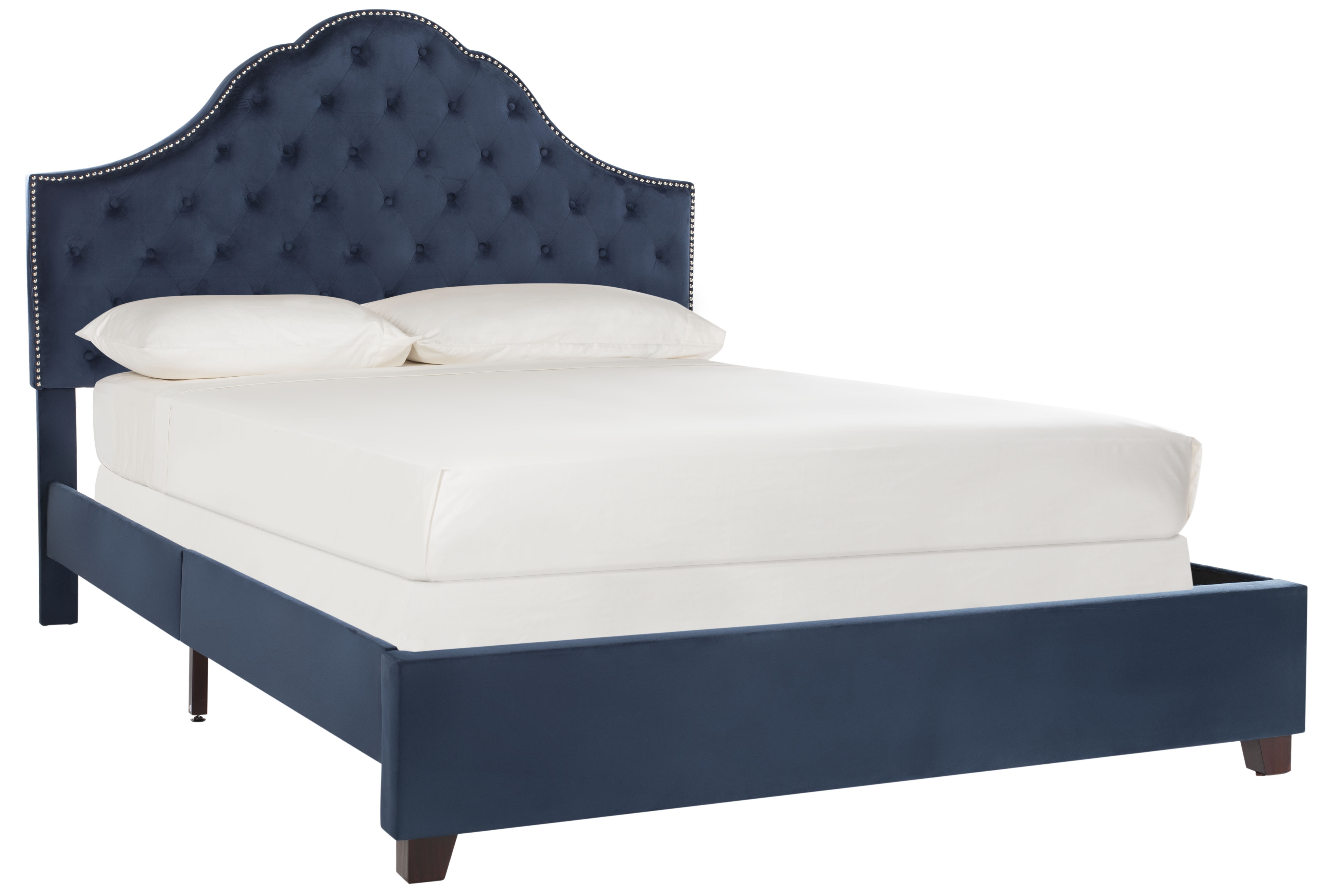Beckham Bed - Navy - Full - Safavieh - Image 0