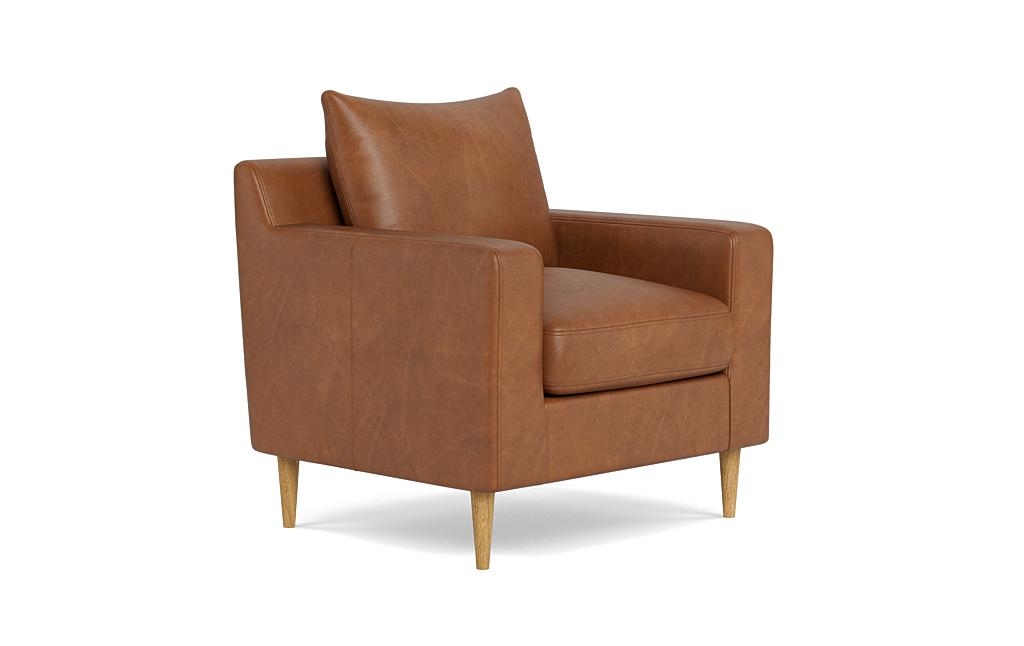 Sloan Leather Petite Chair - Image 1