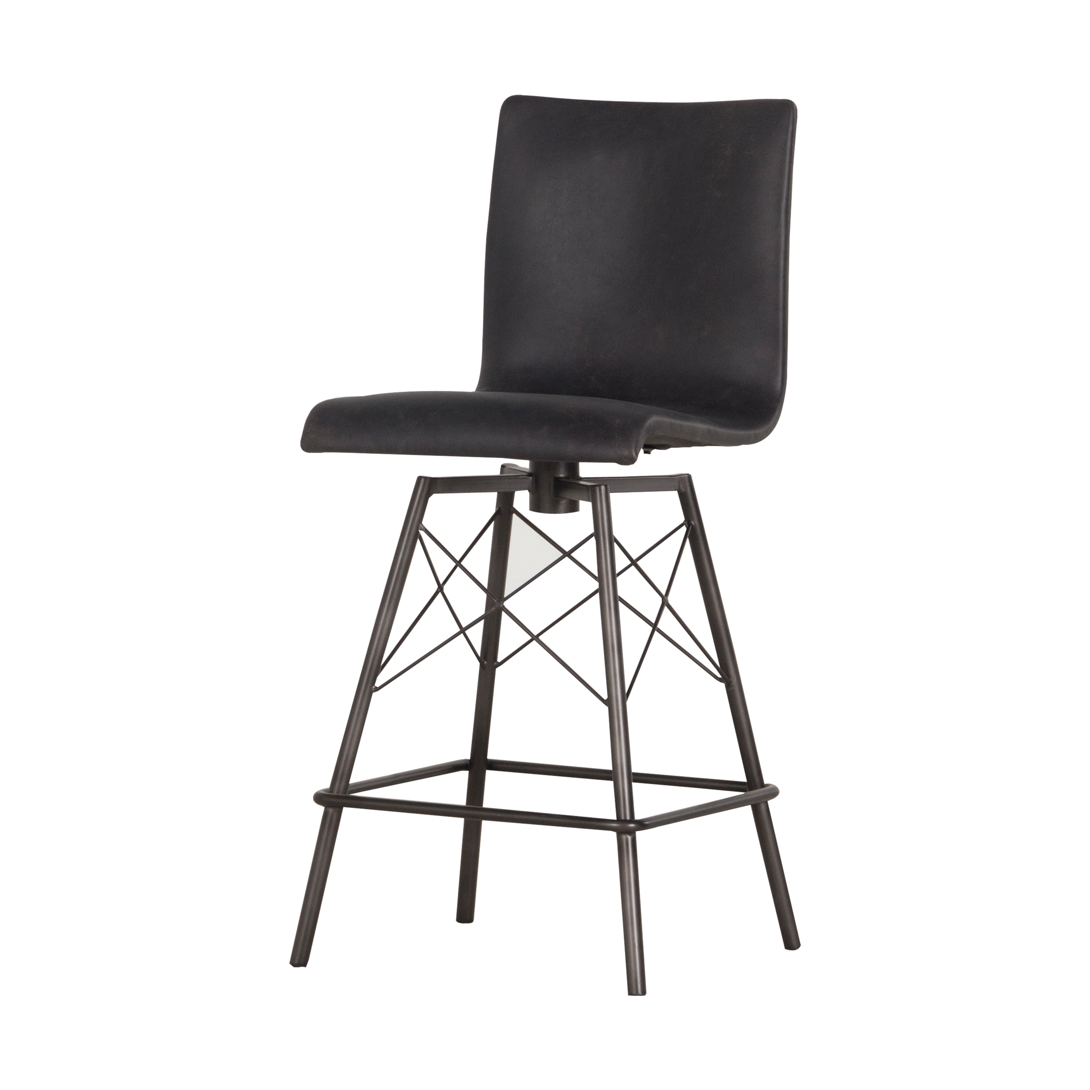 Diaw Bar + Counter Stool - Rialto Ebony - Image 0