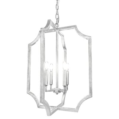Hudson 4 - Light Lantern Geometric Chandelier - Image 0