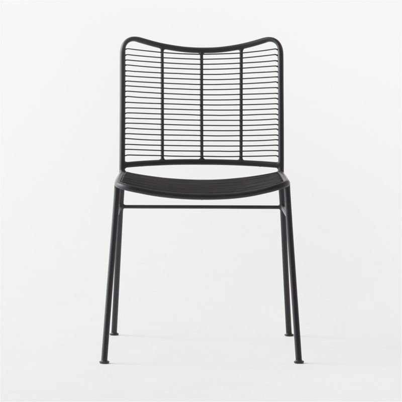 Sigma Black Metal Dining Chair - Image 1