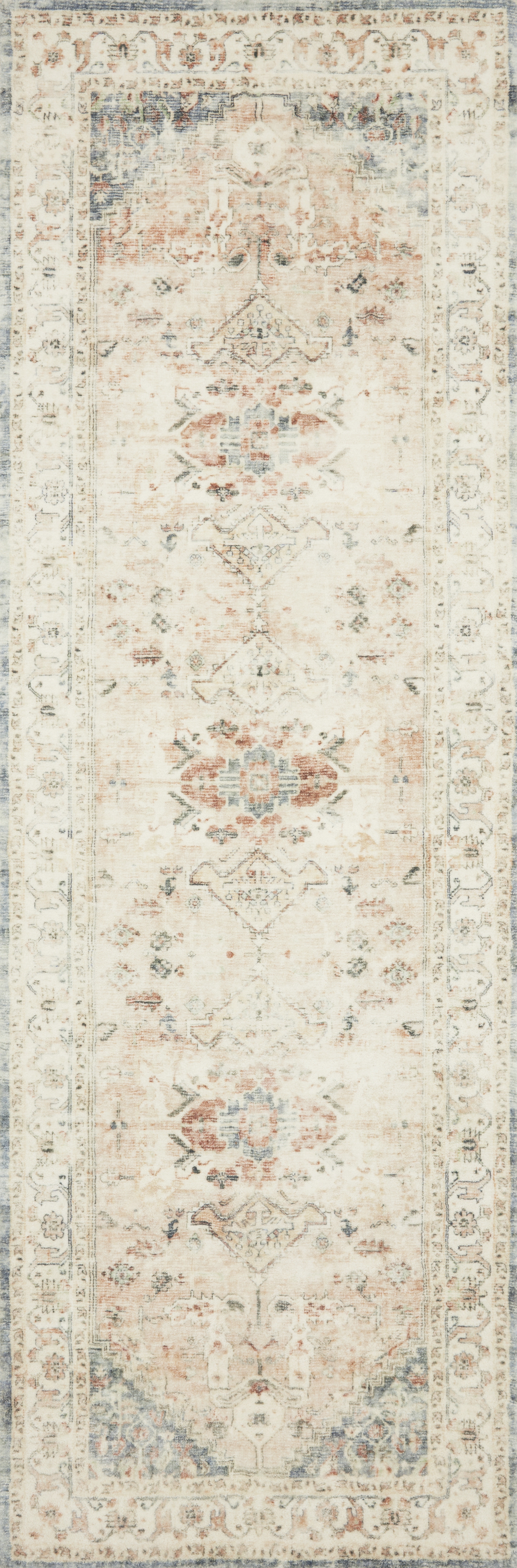 Rosette ROS-06 Clay / Ivory 5'-0" x 7'-6" - Image 2