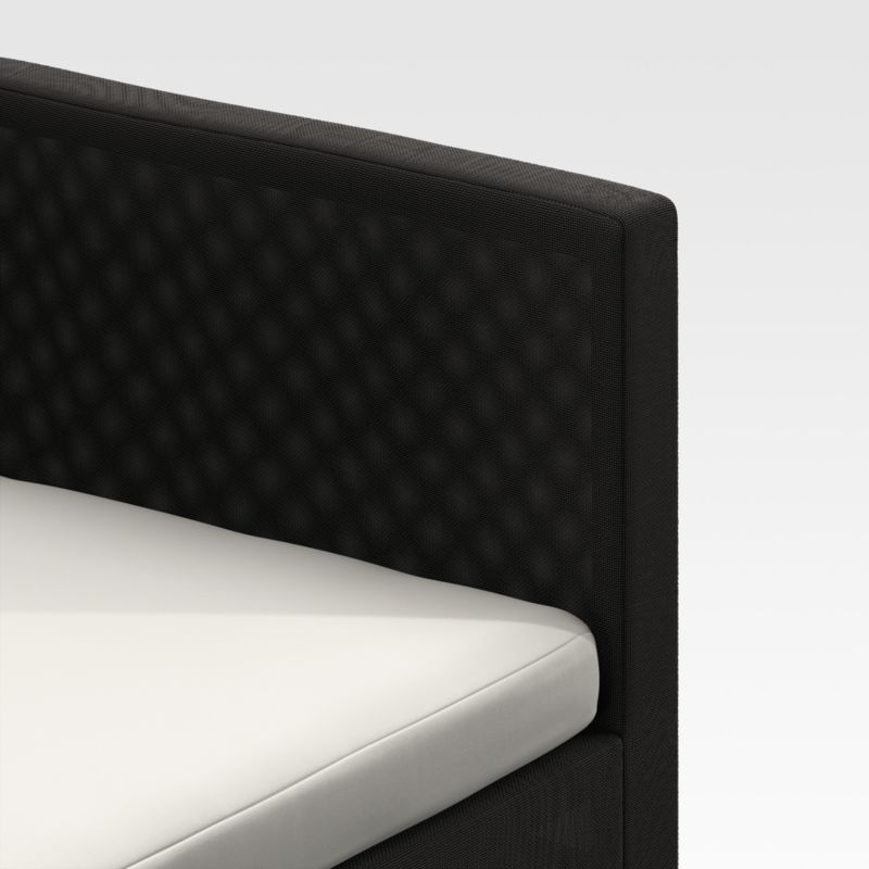 Dune Black and White Outdoor Dining Arm Chair - Image 4