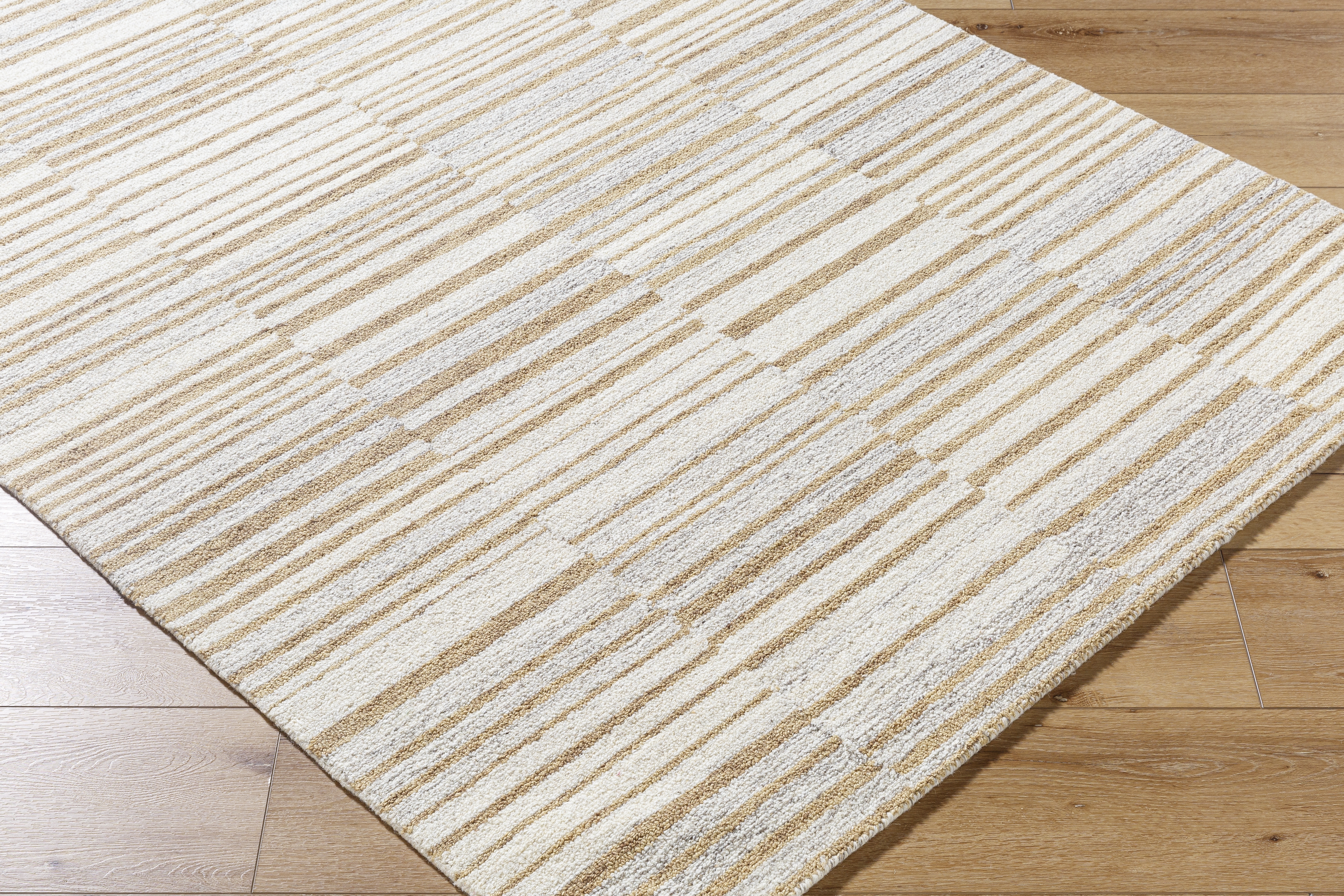 Bournemouth Beige Indoor 2' x 3' Handmade Rug - Image 5