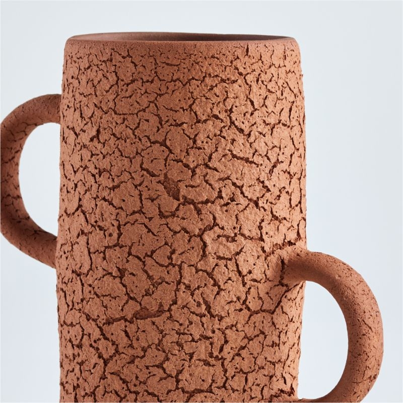 Burling Mini Rust Vase with Handle - Image 1