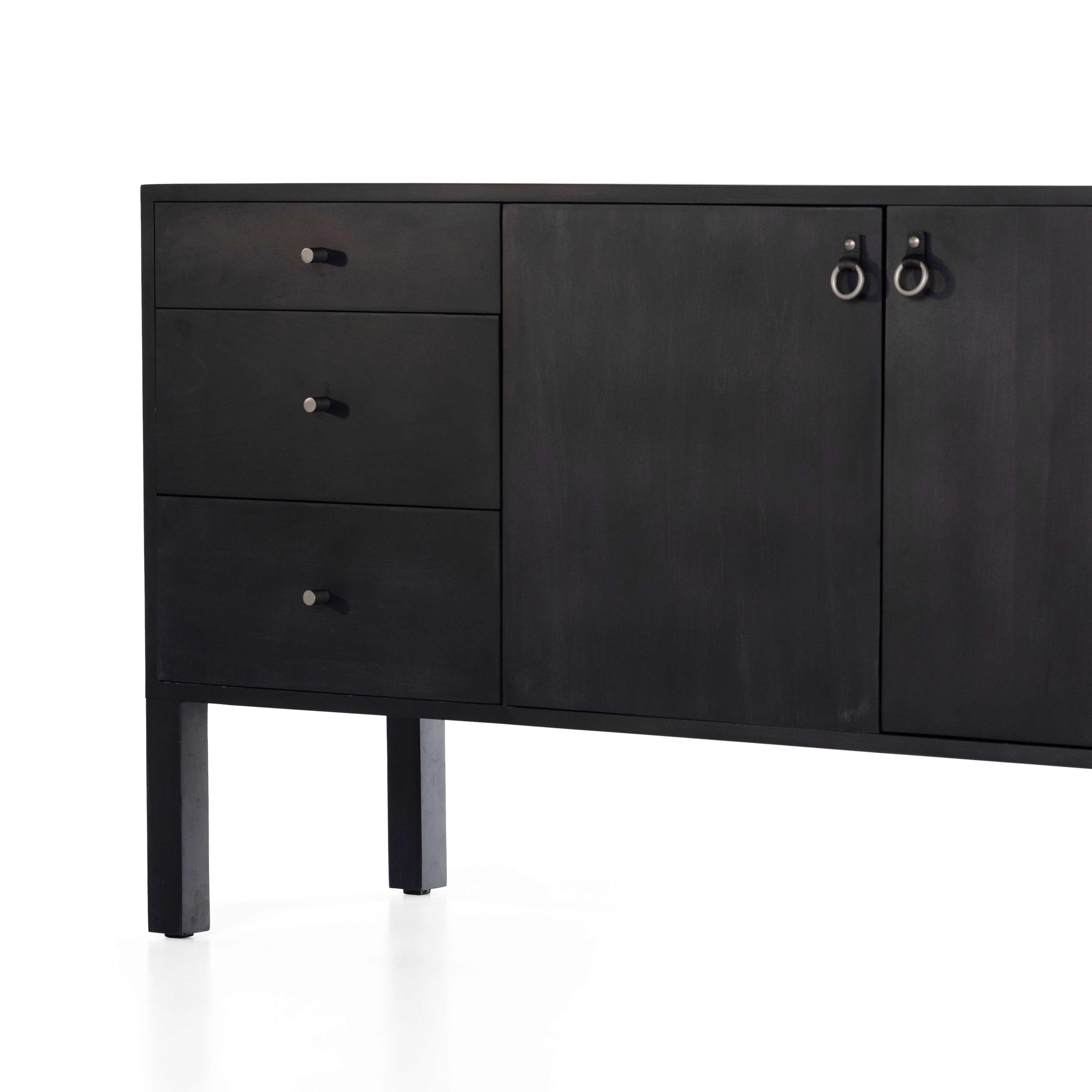 Isador Sideboard-Black Wash Poplar - Image 12