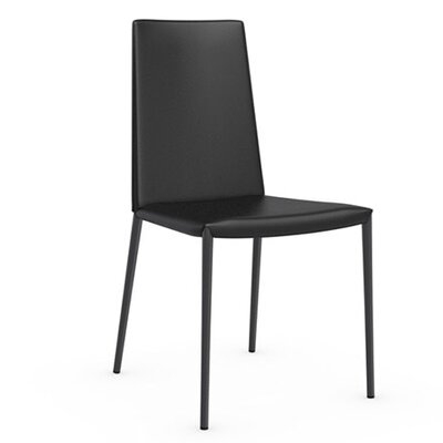 Lemuel Leather Upholstered Metal Dining Chair - Image 0