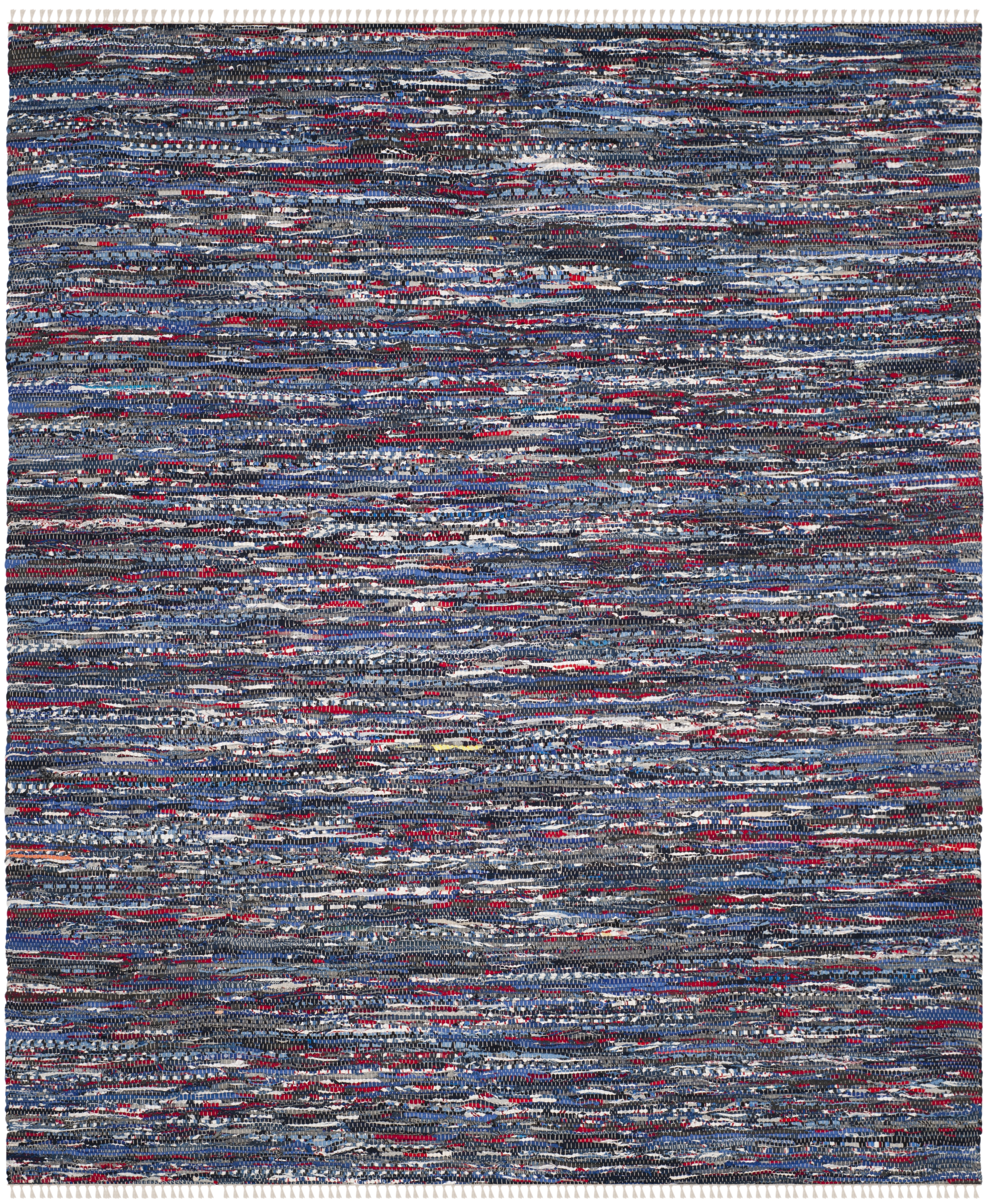Arlo Home Hand Woven Area Rug, RAR128B, Blue/Multi,  8' X 10' - Image 0