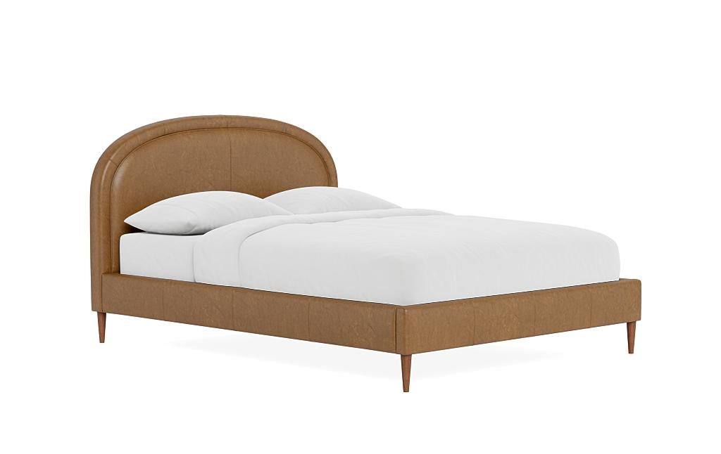 Anson Leather Upholstered Bed - Image 1