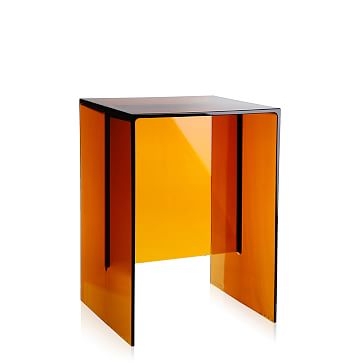 Kartell Max-Beam Side Table, PMMA, Amber - Image 1