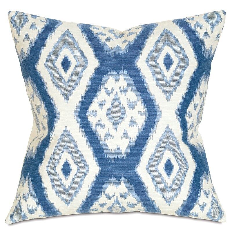 Thom Filicia Home Collection by Eastern Accents Fey Feathers Ikat Throw Pillow Cover & Insert - Image 0
