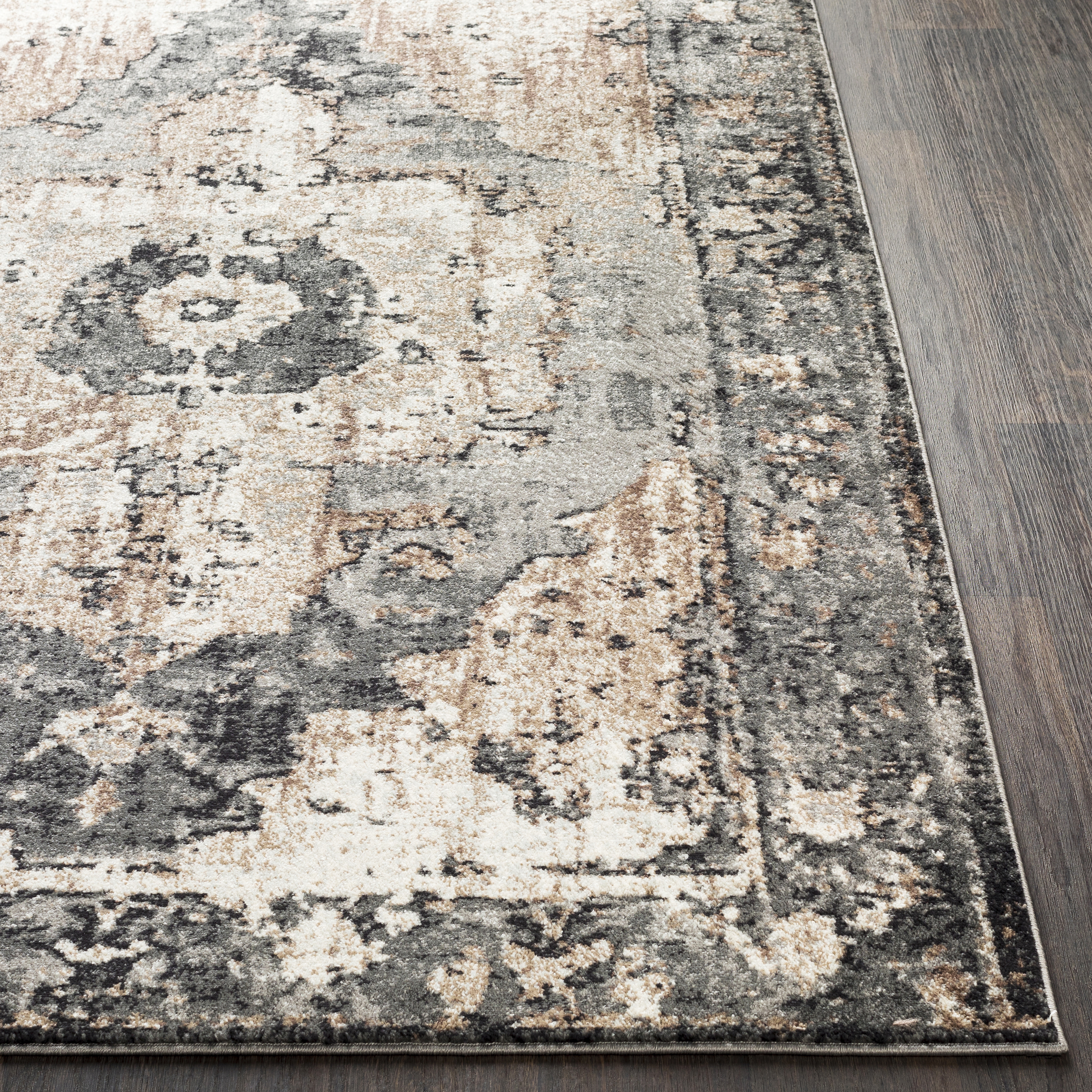 Chelsea Beige Indoor 5'3" x 7'3" Machine Woven Rug - Image 2