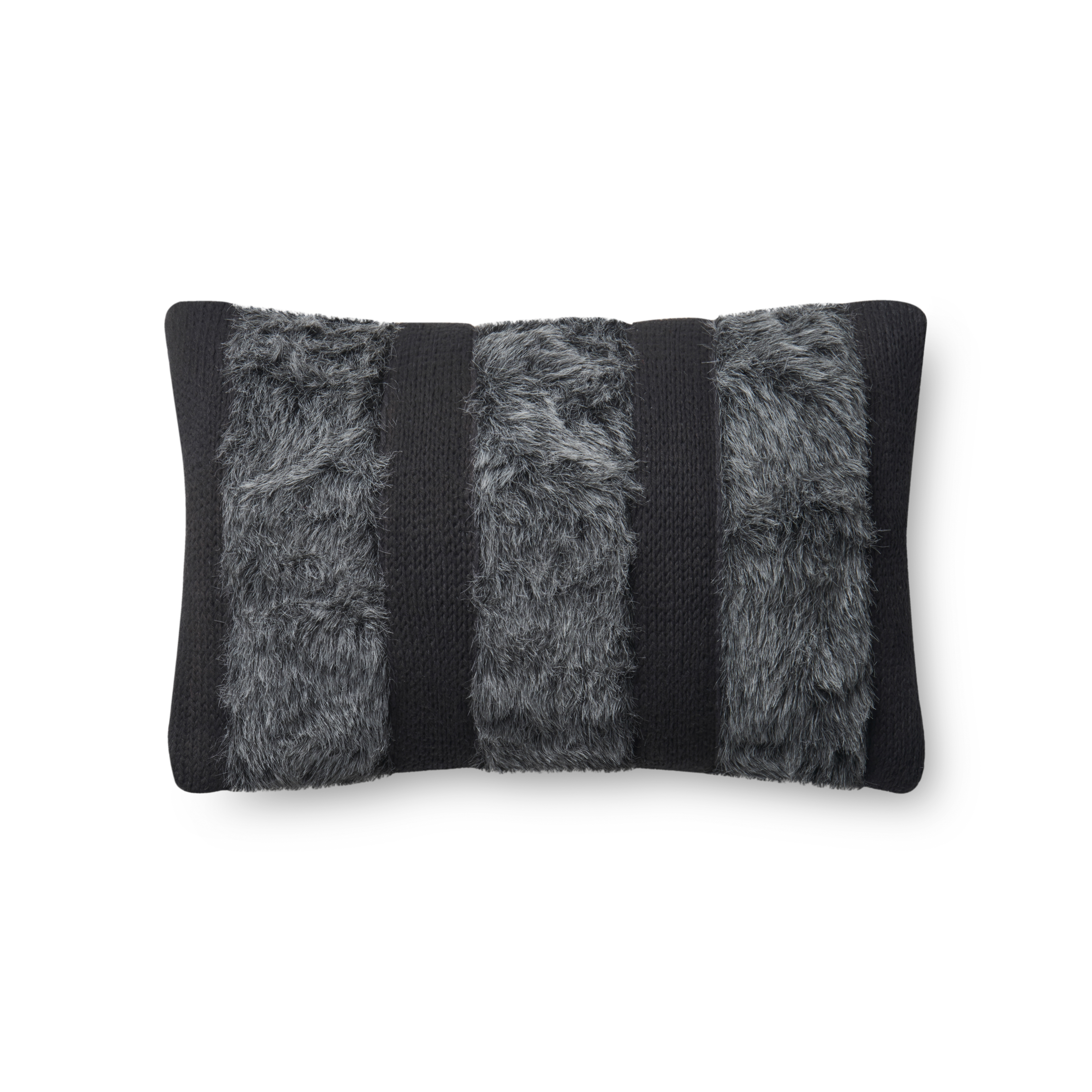 Loloi Pillows P0519 Grey 13" x 21" Cover Only - Image 0