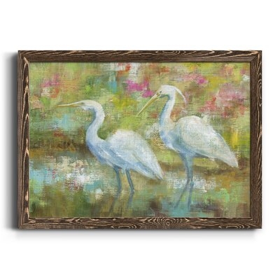  Egret Tapestry-Premium Framed Canvas - Ready To Hang - Image 0