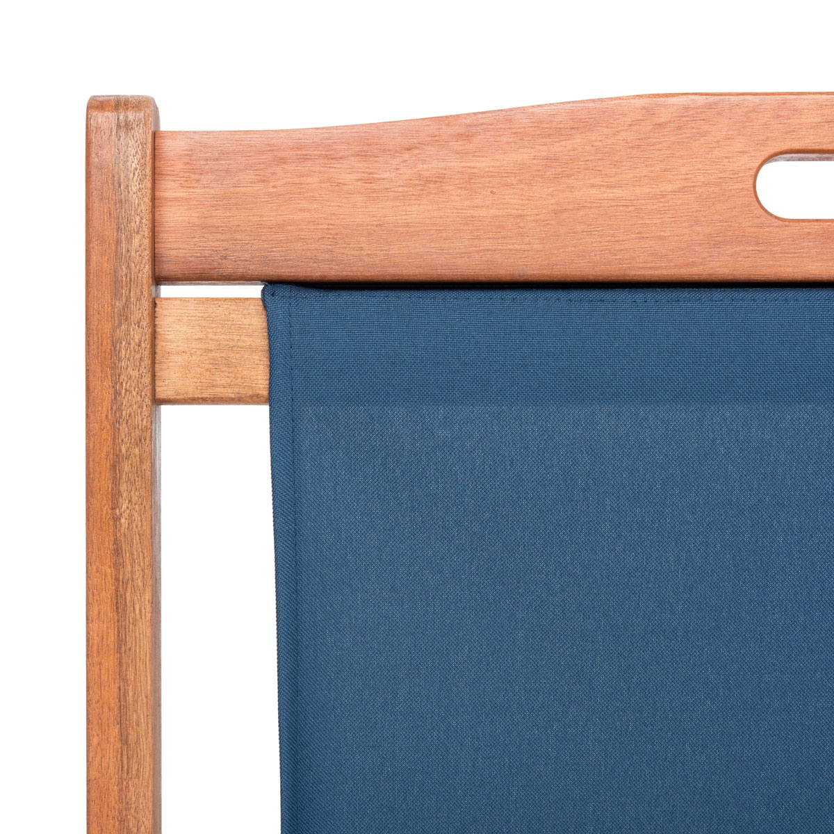 Loren Sling Chair - Natural / Navy - Safavieh - Image 2