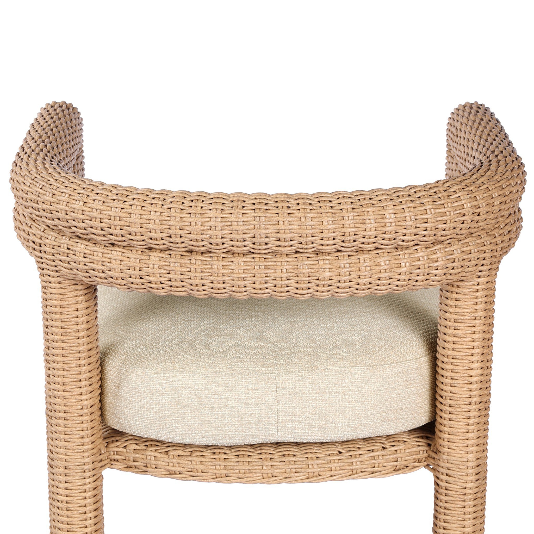 Tacova Outdoor Dining Chair - Casa Cream - Image 12