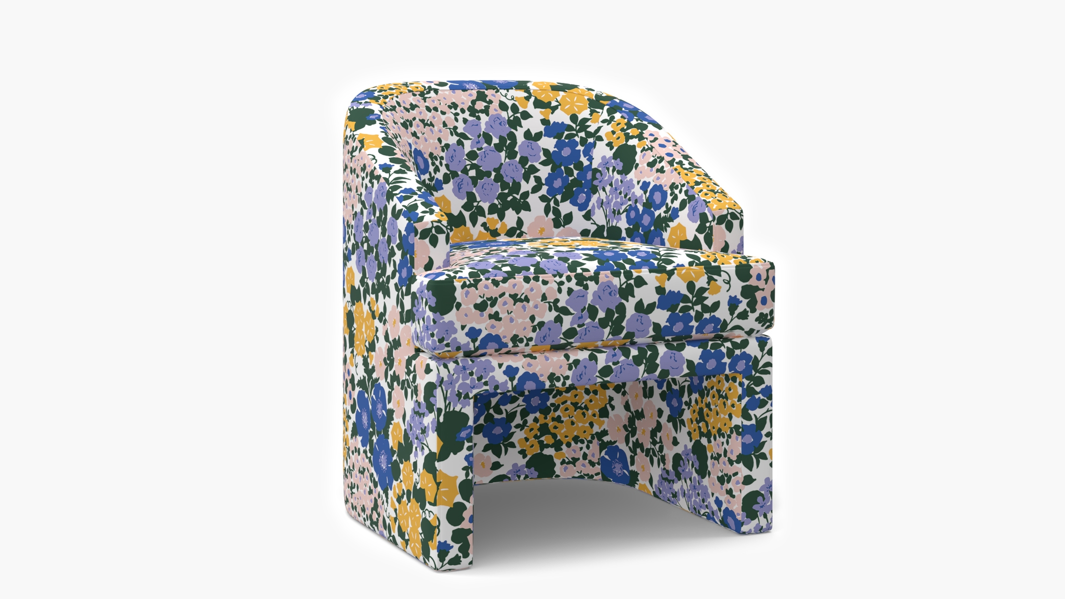 Arco Dining Chair, Lavender Million Flowers - Image 0