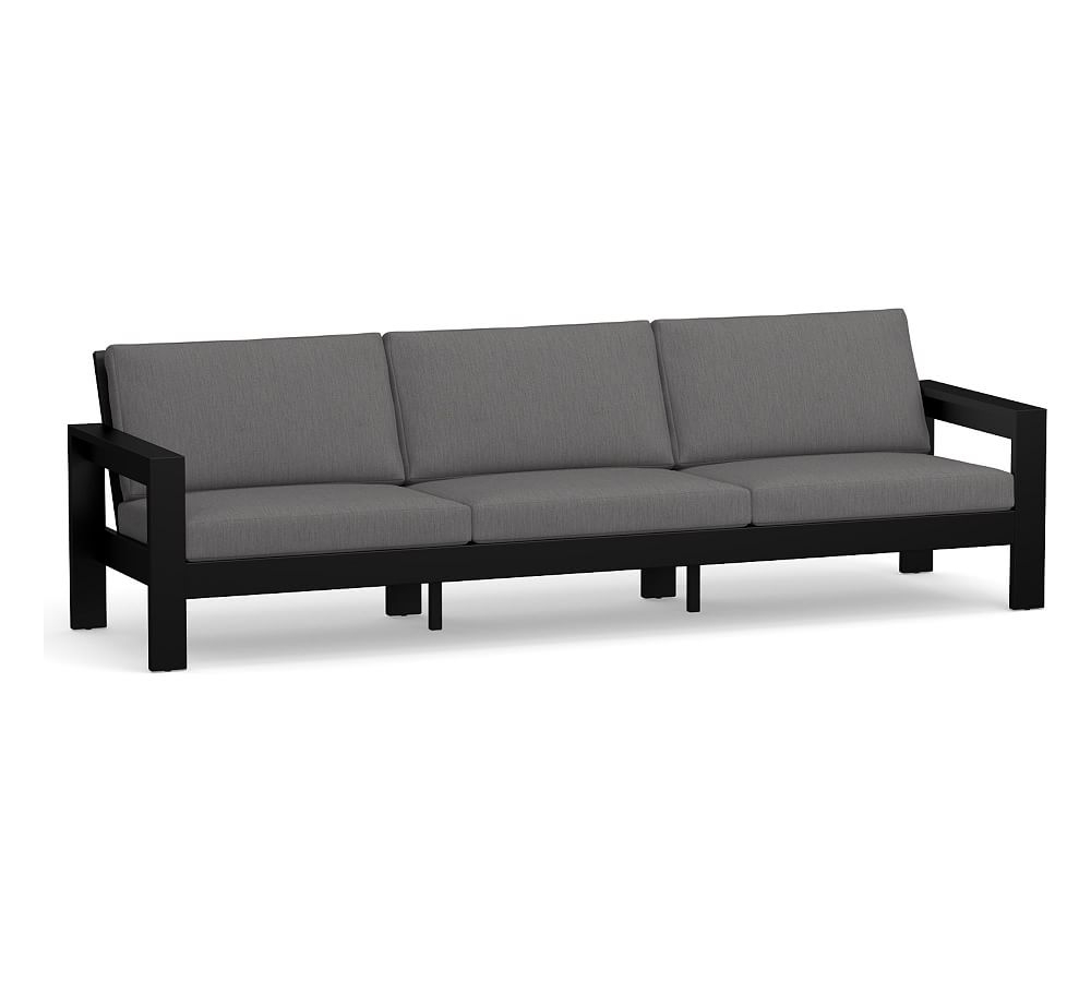Malibu Grand Sofa Cushion, Premium Quick Drying Sunbrella(R) Rain; Slate - Image 0