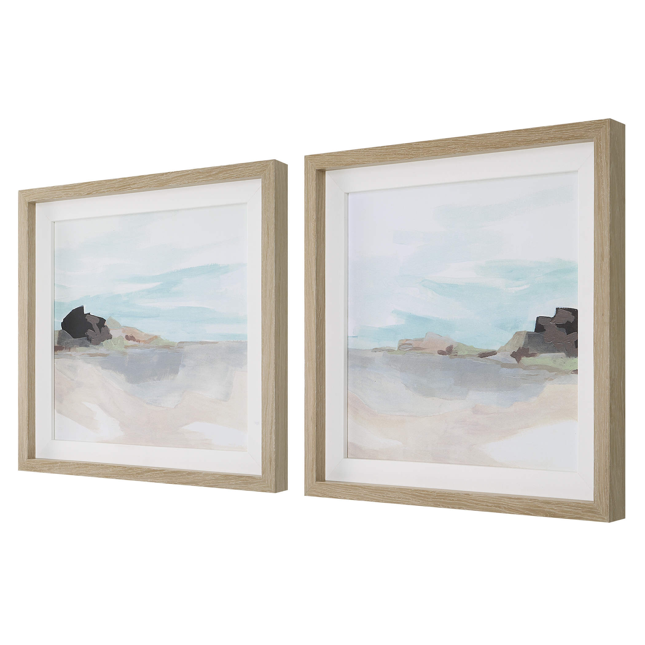 Glacial Coast Framed Prints Set/2 - Image 3