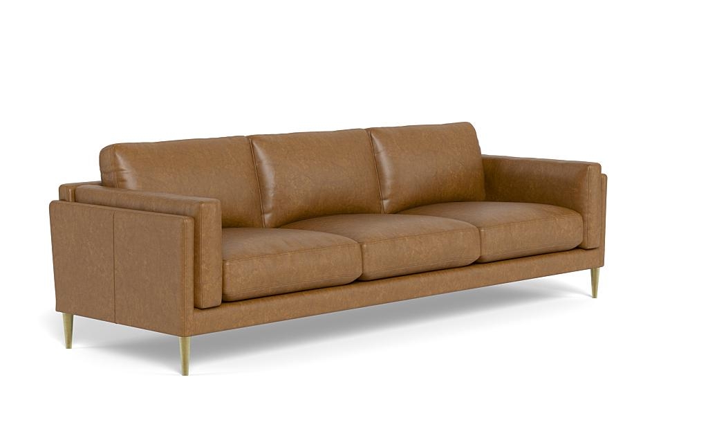Gaby Leather 3-Seat Sofa - Image 1