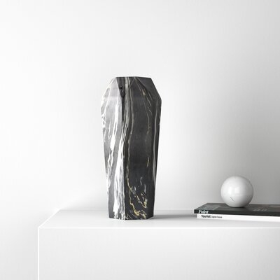 Silberman Glam Geometrical Ceramic Table Vase - Image 0