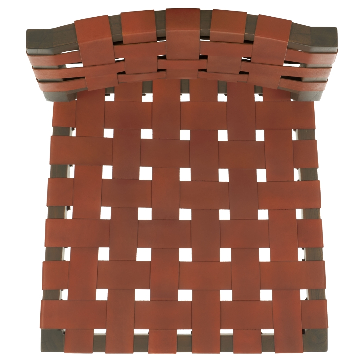 Bette Woven Leather Dn Chair - Brown / Walnut - Image 6