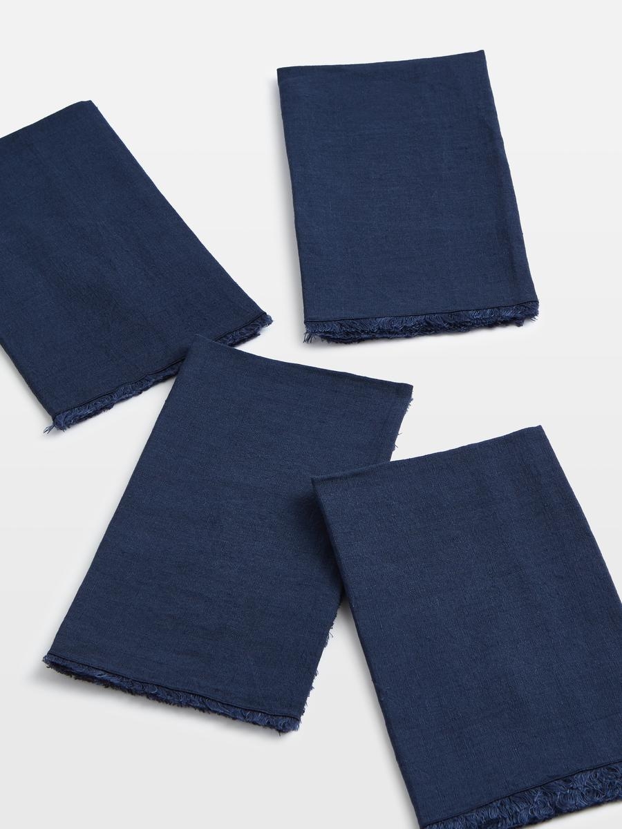 Whitney Linen Napkins Navy, set of four - Image 0