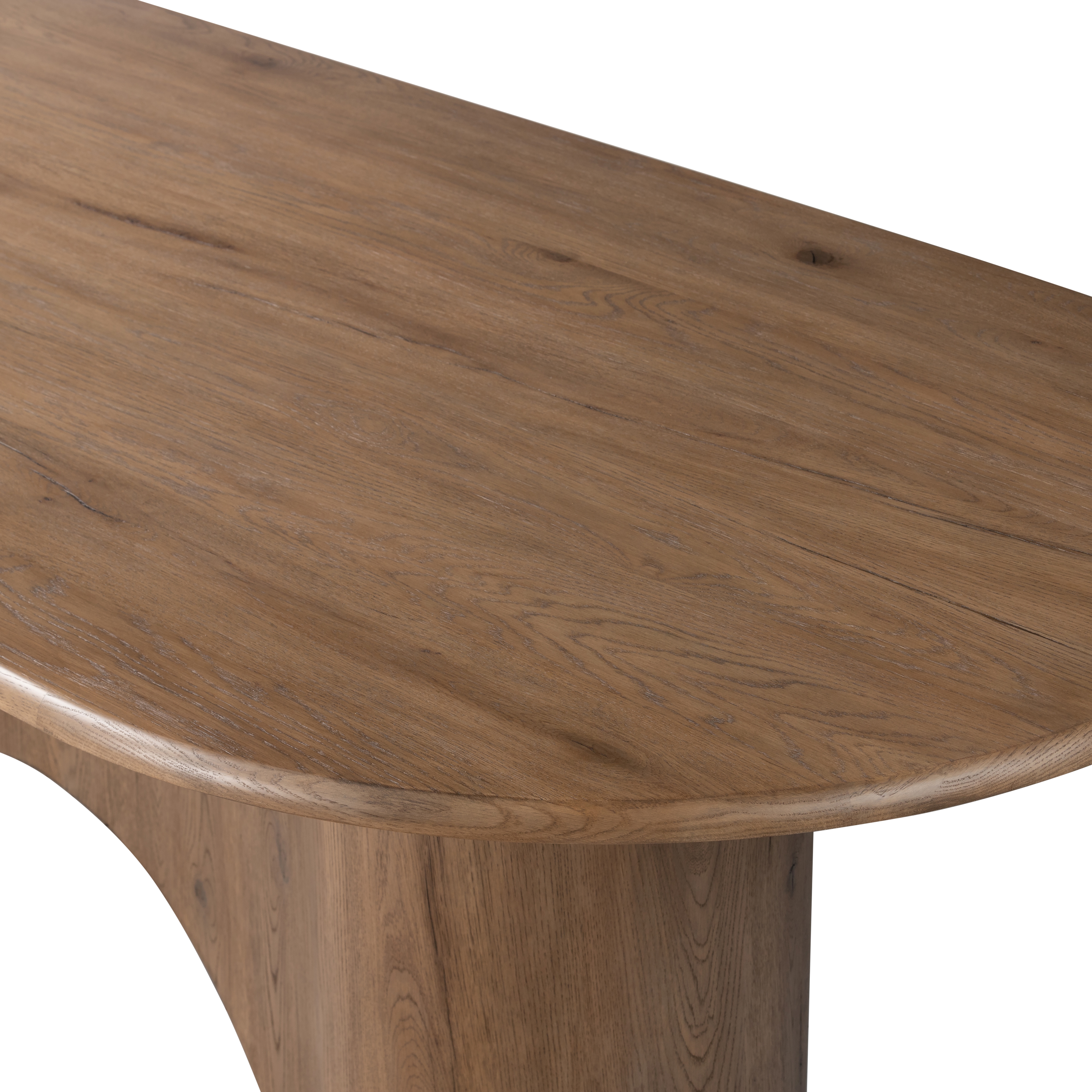 Olexey Oval Dining Table-Rubbed Light - Image 5