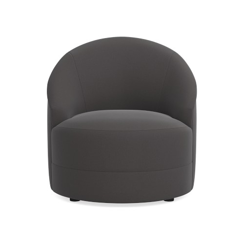 Capri Occasional Chair, Signature Velvet, Gray Cloud - Image 0