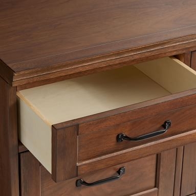 Hampton 9-Drawer Wide Dresser, Dark Walnut - Image 2