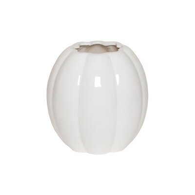 Chinwe White 10" Indoor / Outdoor Ceramic Table Vase - Image 0