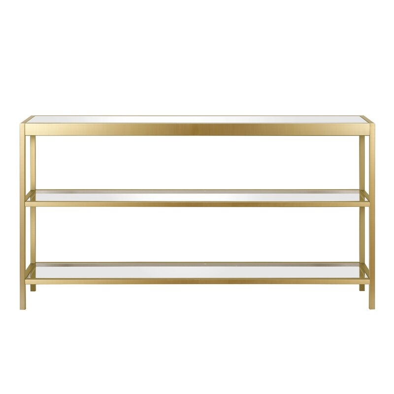 Port Lincoln Console Table, Brass - Image 0
