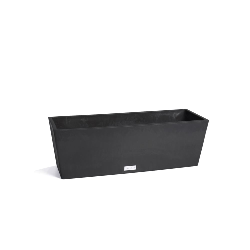 Window Box Planter, 25 Inch,Black - Image 0