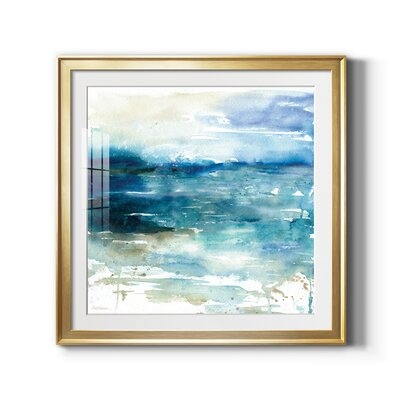 Ocean Break I - Picture Frame Painting Print on Canvas - Image 0