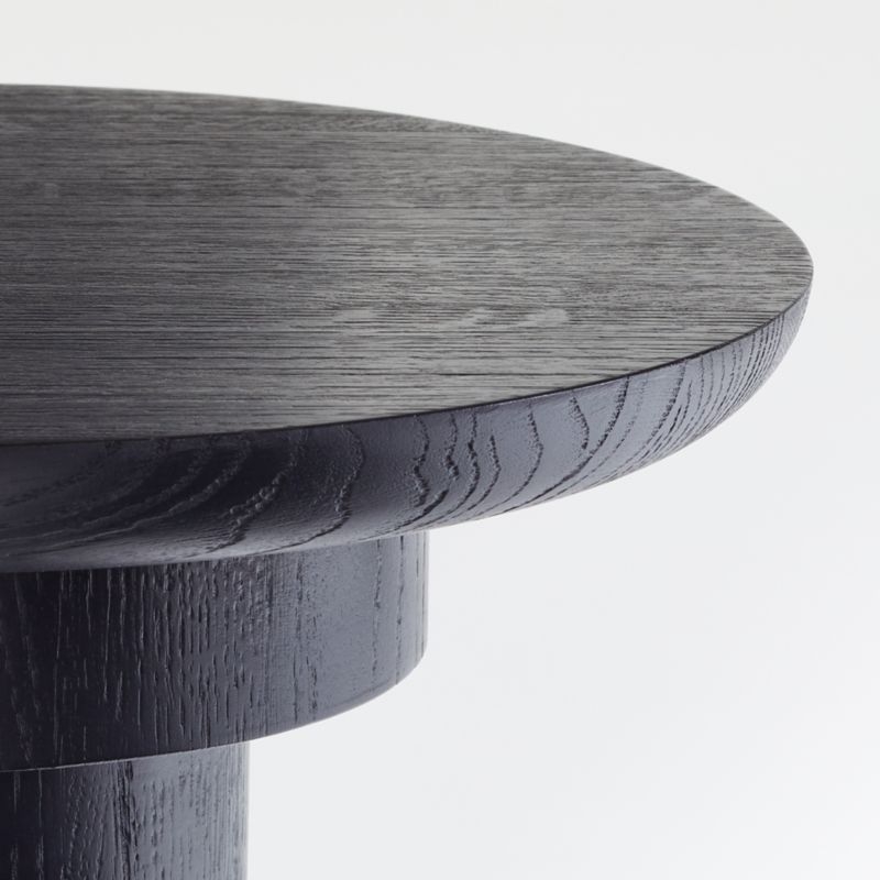 Statuer Black Wood End Table - Image 1