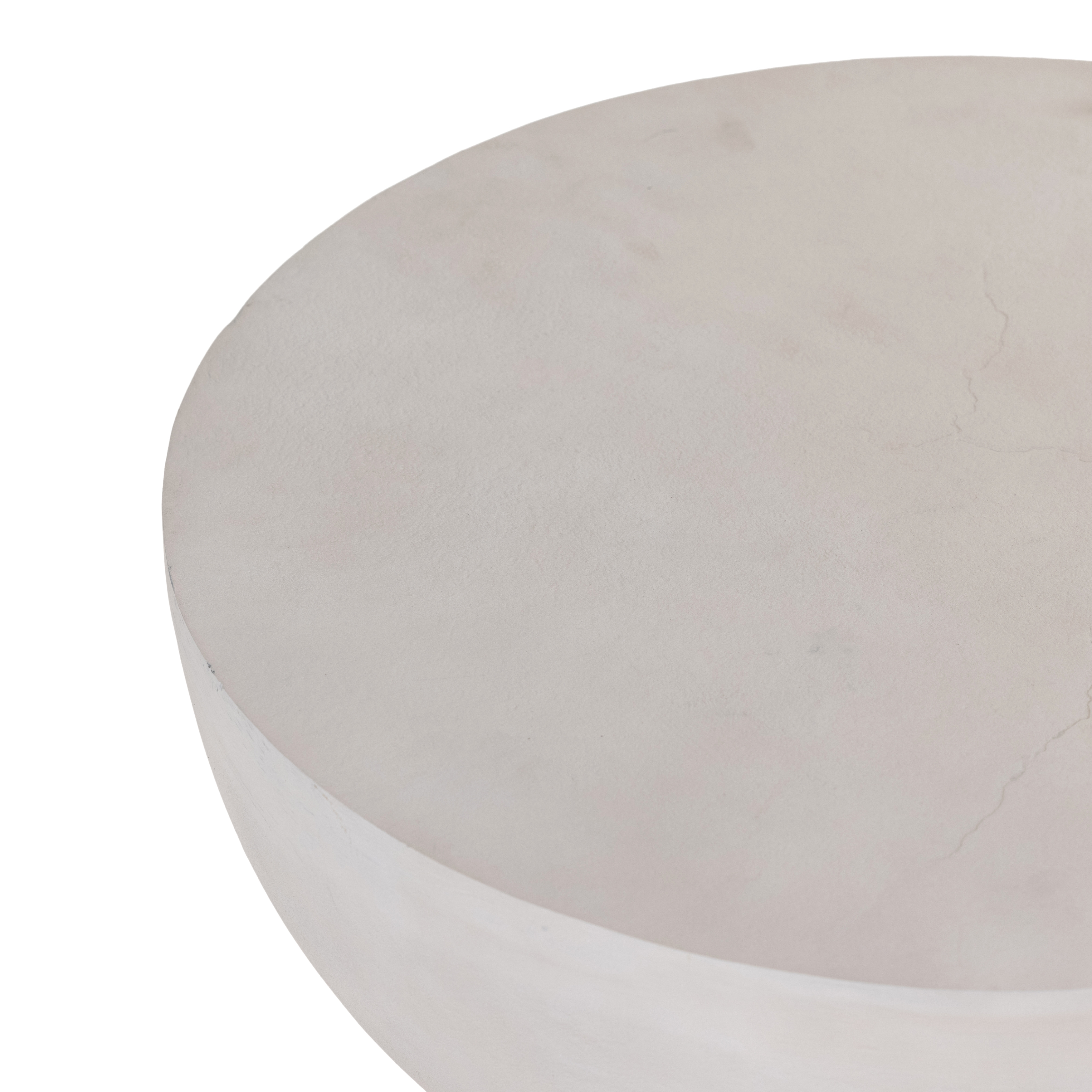 Searcy End Table-Textured Matte White - Image 7