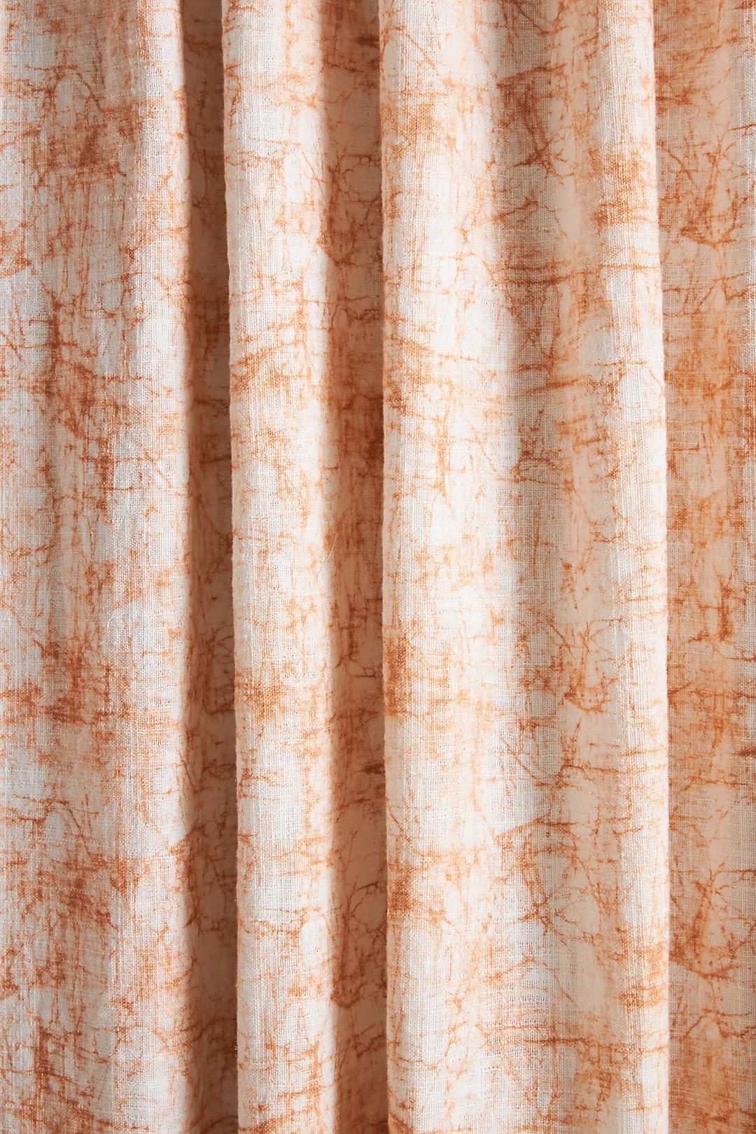 Pieter Curtain, Orange, 50" x 84" - Image 1