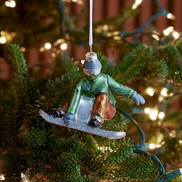 Winter Sports Snowboarder Ornament, Multi - Image 3