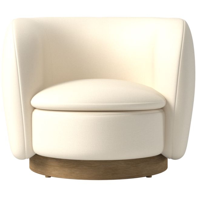 Muir Swivel Chair Kanvas Sand by Lawson-Fenning - Image 0