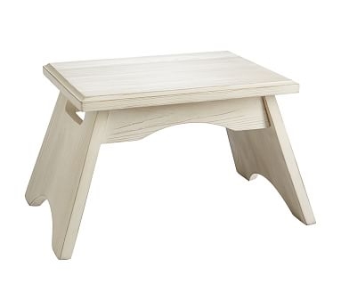 Step Stool, Two Step, Weathered White - Image 1