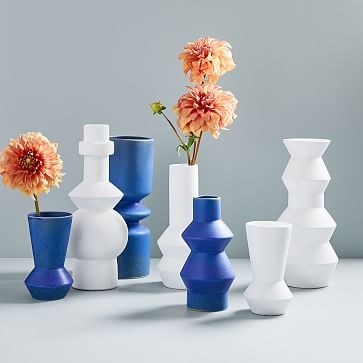 Totem Vase, Black, 1 X Vase 8", 1 X Vase 10.5", 1 X Vase 15" - Image 2