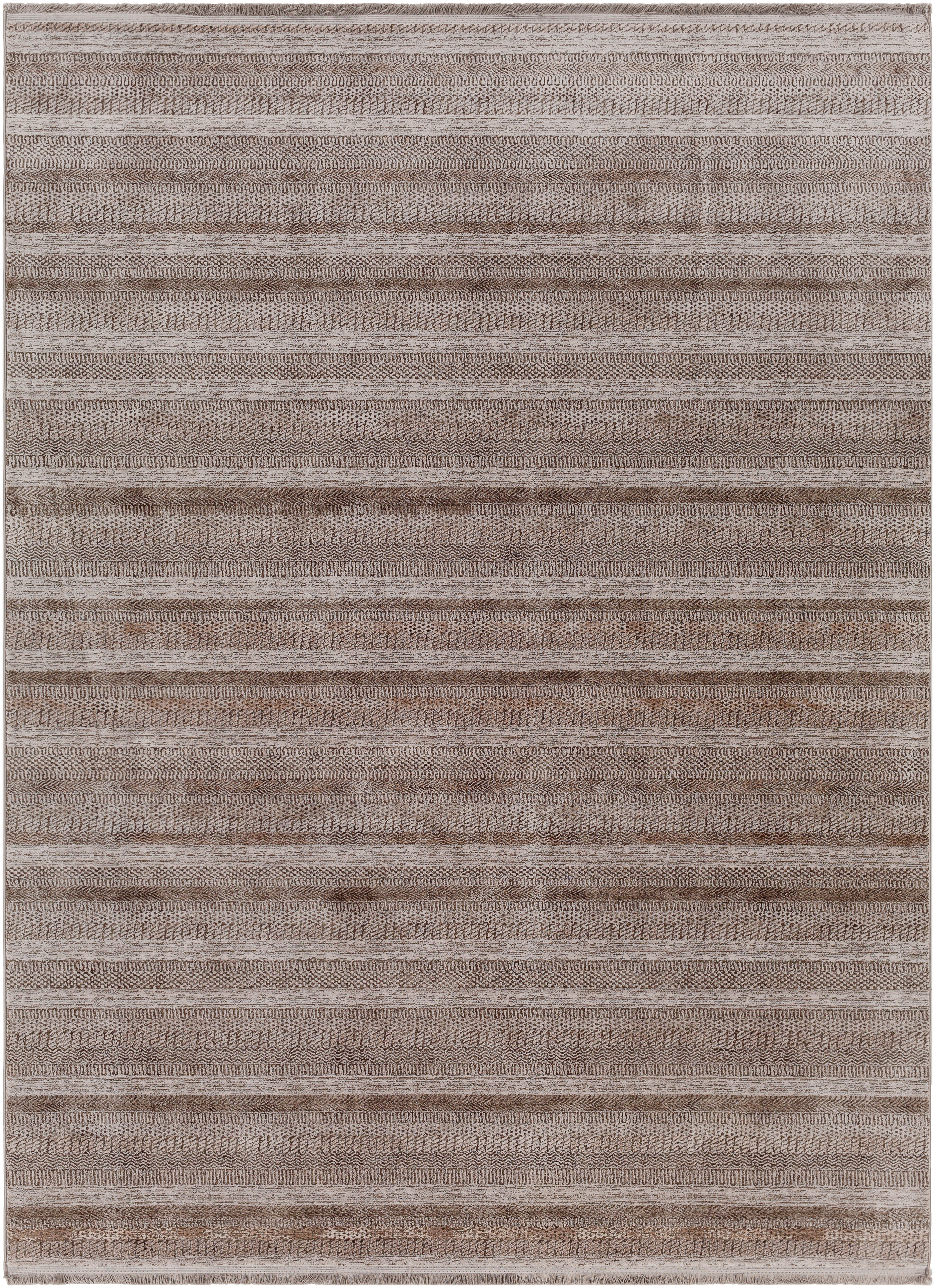 Eclipse Brown Indoor 9' x 12'4" Machine Woven Rug - Image 0