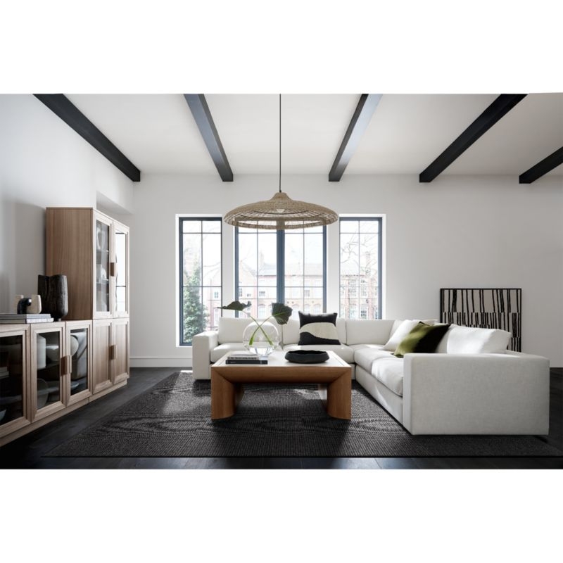 Oceanside Low 3-Piece L-Shaped Sectional Sofa - Image 1