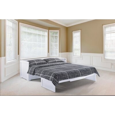 Barham Cube Queen Murphy Bed with Mattress - Image 0