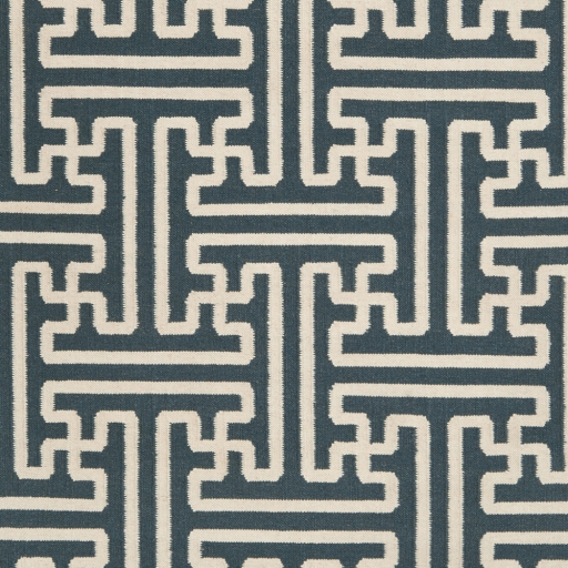 Archive Blue Indoor 5' x 8' Handmade Rug - Image 0